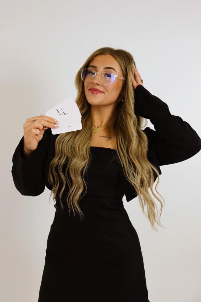 Portrait of Lexis Matsen, cosmetologist and lash technician